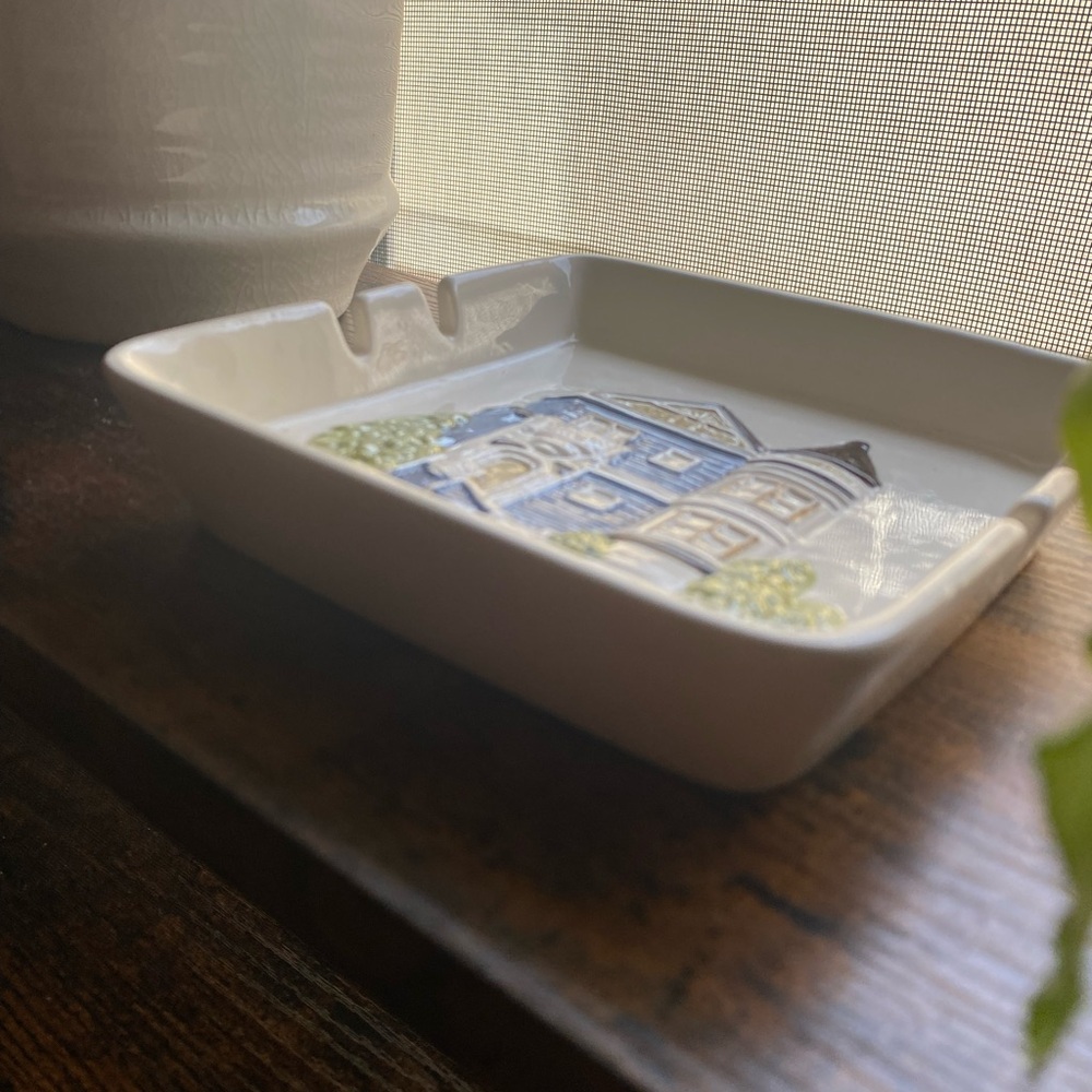 Otagiri Blue and Green Ceramic Dish - Picture 5 of 8